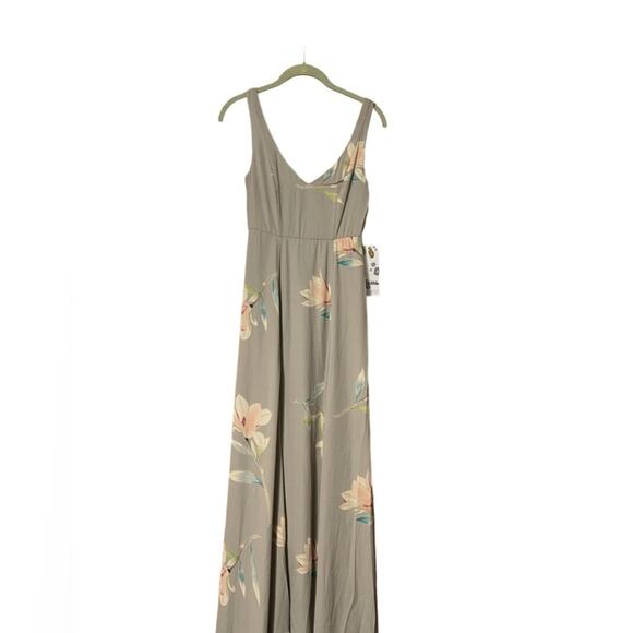 Show Me Your Mumu NEW Size XXS  Kendall Chiffon V Neck Maxi Bridesmaid Dress - Picture 8 of 12